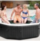 Piscina Idromassaggio SPA Intex Bubble Deluxe 28458 ottagonale fuori terra